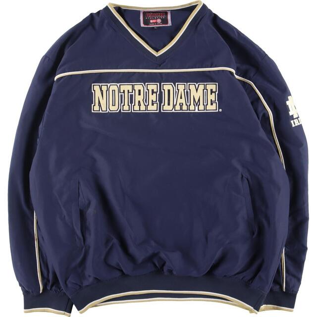 colosseum athletic NOTRE DAME ノートルダム大学 カレッジ Vネック ウォームアッププルオーバー メンズXXL /eaa312970