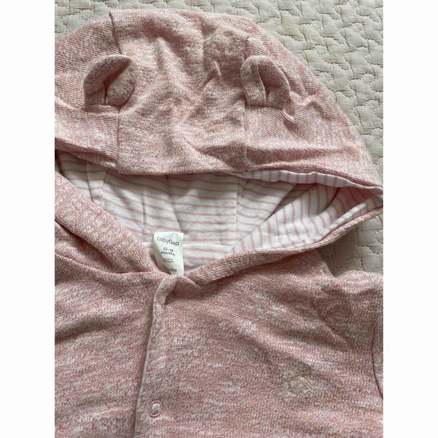 GAP Kids(ギャップキッズ)のGAP キッズ　リバーシブル　パーカー　80 キッズ/ベビー/マタニティのベビー服(~85cm)(ジャケット/コート)の商品写真