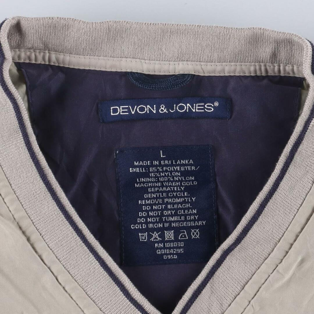 DEVON&JONES Vネック ウォームアッププルオーバー メンズXL /eaa315157