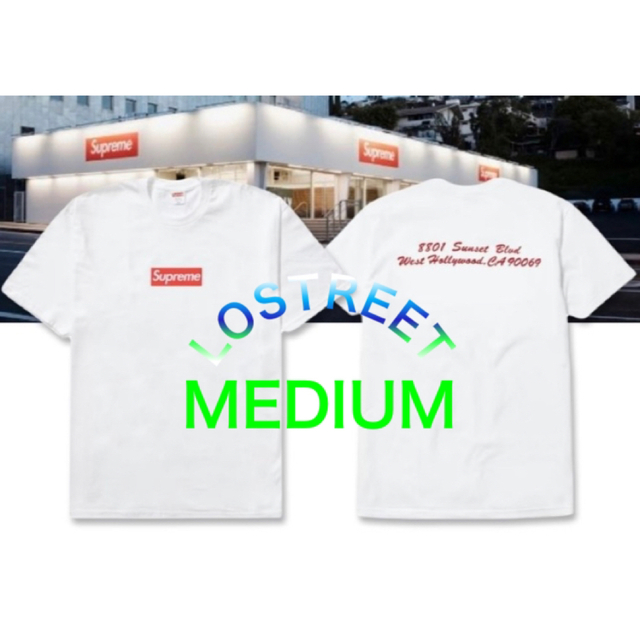 【Hollywood店オープン記念】Supreme Box Logo Tee M