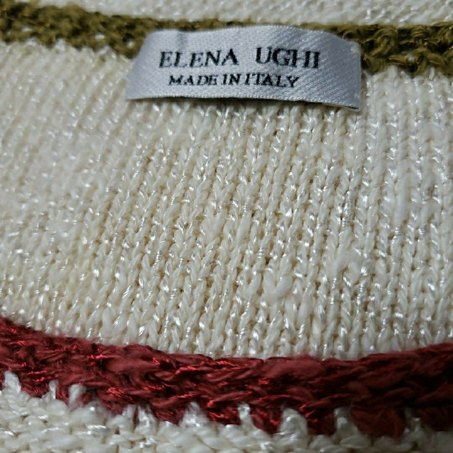 イタリア製 ELENA knit Italy製 ELENA UGHI knit レディースのトップス(ニット/セーター)の商品写真