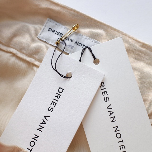 新品正規品 dries van noten penson ベルテッドパンツ