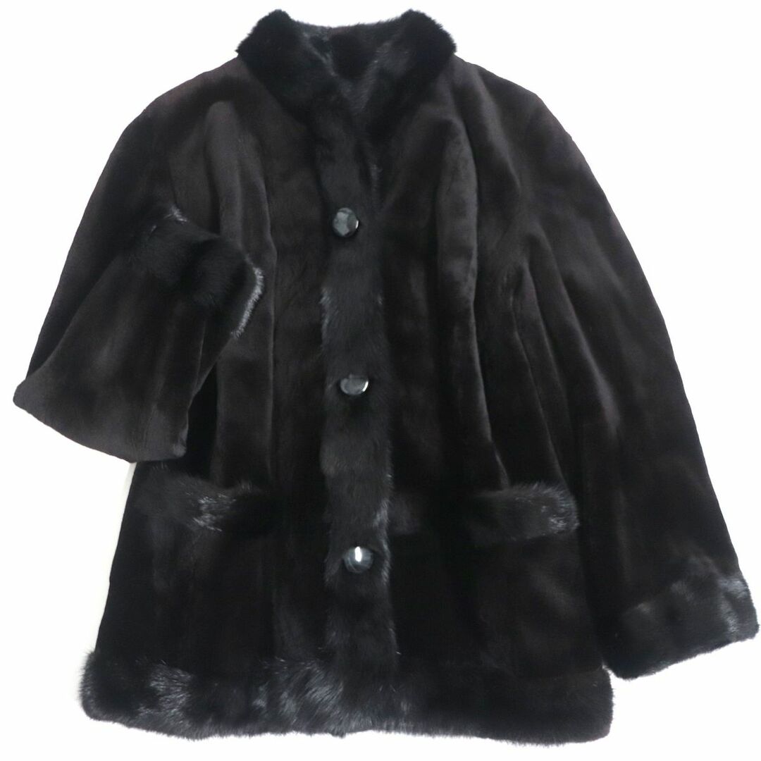 最大70%オフ通販 毛並み極美品▽SAGA MINK サガミンク×シェアード