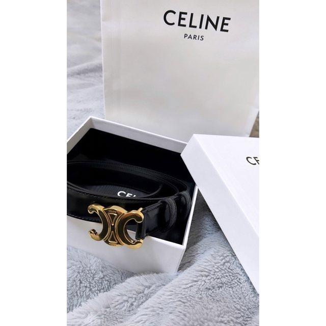 celine - 【新品】CELINE ミディアム トリオンフ ベルト 80cmの通販 by
