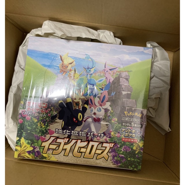 【未開封シュリンク付き】ポケモンカード強化拡張パックイーブイヒーローズ1BOX