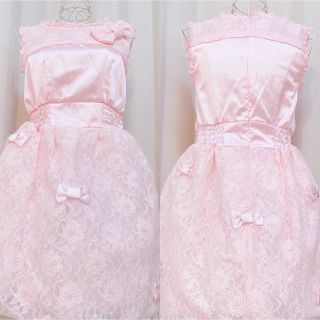 スイーツ柄 ブルー 激レア♡ ラパフェ♡ ピンク♡ レース♡ リボン