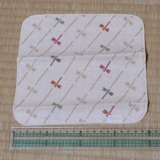 トンボ柄のミニタオル(タオル/バス用品)