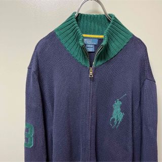 ポロラルフローレン(POLO RALPH LAUREN)のPolo Ralph Lauren ニット ジャケット XL ポロラルフローレン(ニット/セーター)