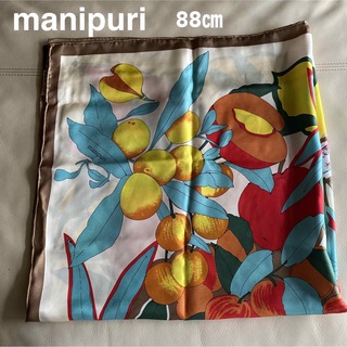 マニプリ(manipuri)のmanipuri マニプリ 大判スカーフ 新品同様(バンダナ/スカーフ)