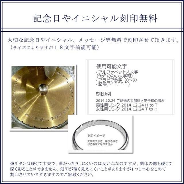 純チタンリング　6号～25号まで即納　アレルギーでも安心　1本のお値段です メンズのアクセサリー(リング(指輪))の商品写真