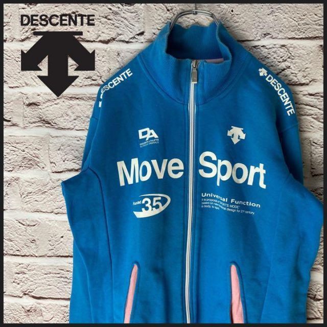 DESCENTE - DESCENTE ジップトレーナー スウェット メンズ レディース