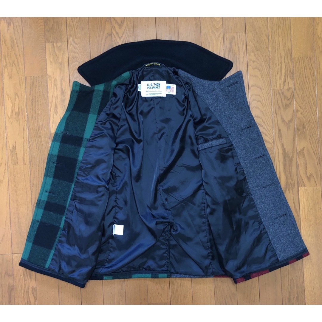 schott - 美品 Schott 732 Pコート 38 タイト スリム クレイジー