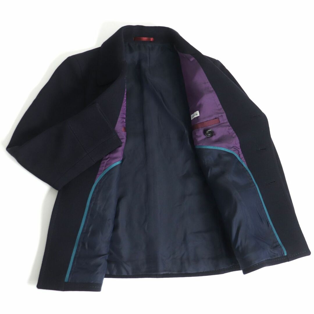 極美品 Paul Smith ポールスミス ピーコート カシミヤ ウール M 黒