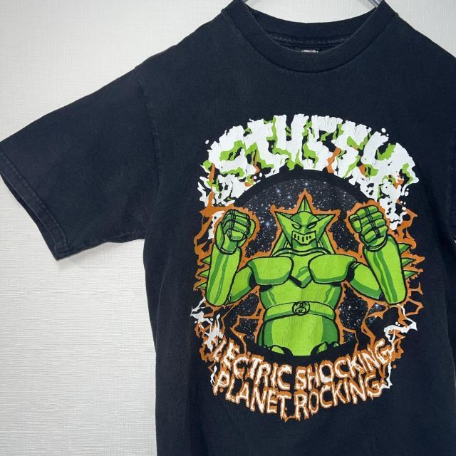 STUSSY ステューシー ロボット Tシャツ 黒
