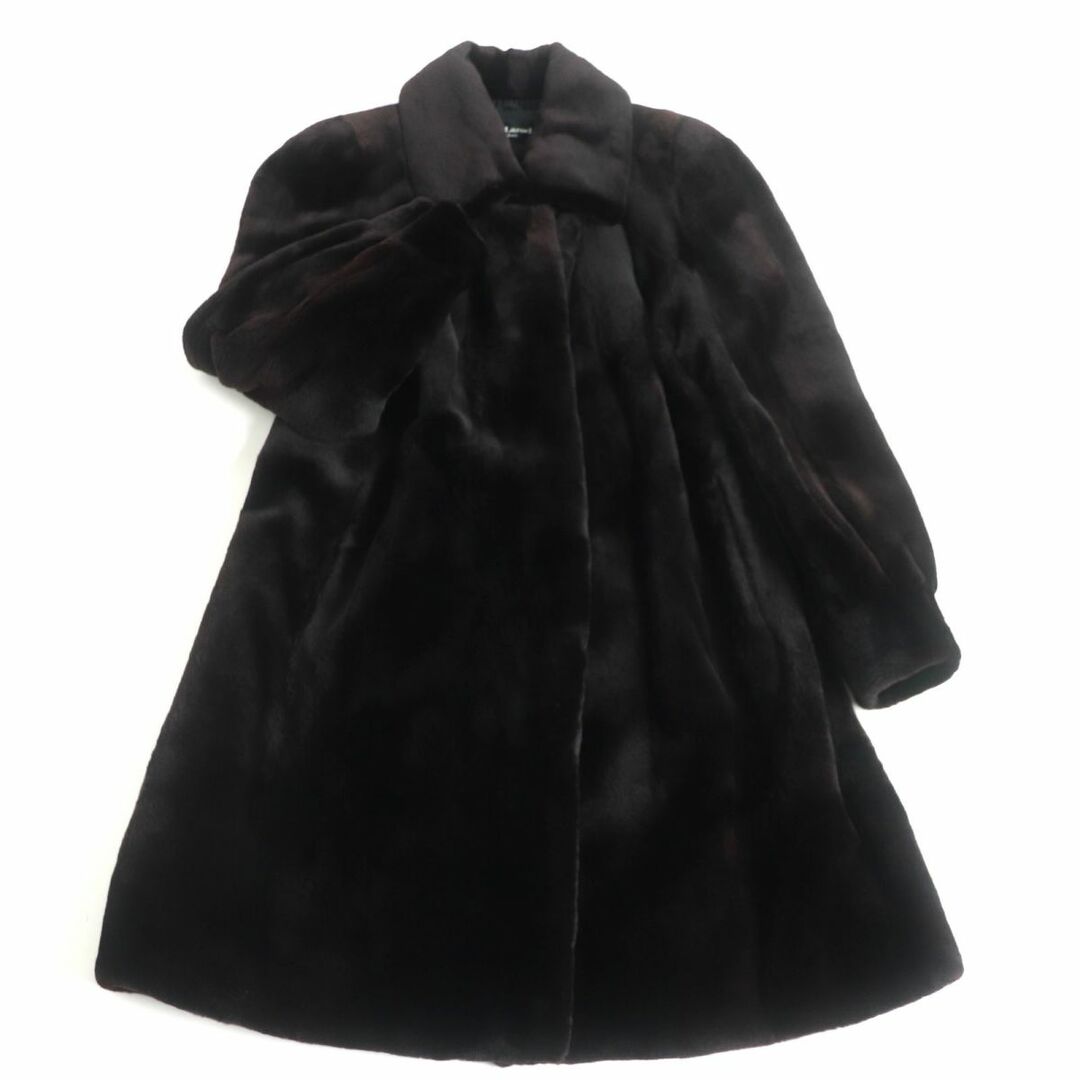 ギラロッシュ guy laroche シェアード ミンク ロングコート | www