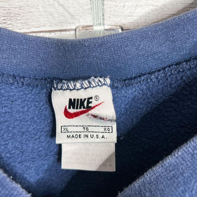 NIKE - 【USA製!!】ナイキ ✈︎刺繍 ゆるだぼ 白タグ 裏起毛 肉厚 ...