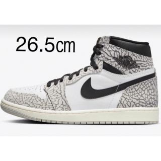 ナイキ(NIKE)のNike Air Jordan 1 High White Cement 26.5(スニーカー)