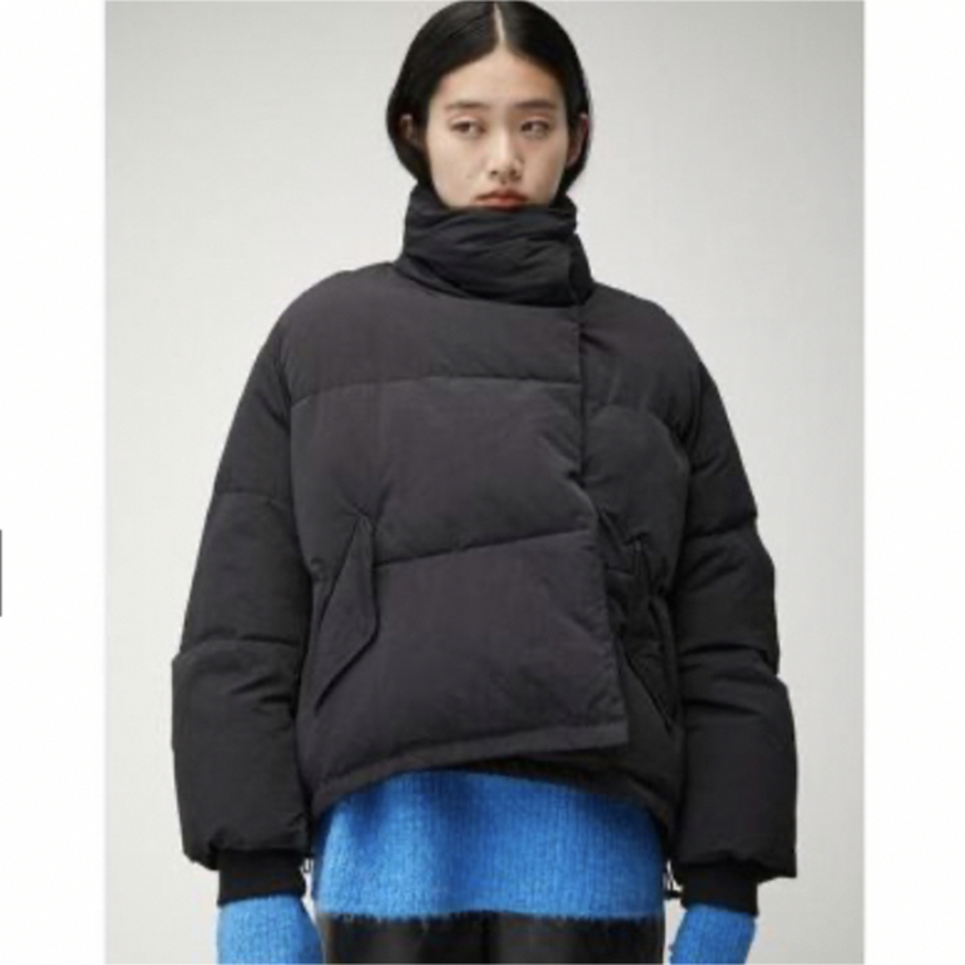 BIG COLLAR PADDED COATビッグカラーフーデッドコートAZUL - ダウンコート
