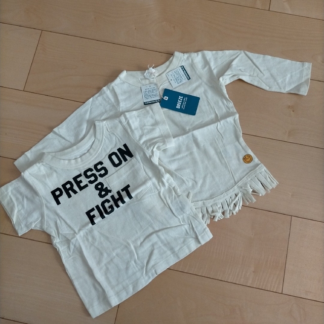 BREEZE(ブリーズ)のA41　新品　Ｔシャツ　80　BREEZE キッズ/ベビー/マタニティのベビー服(~85cm)(Ｔシャツ)の商品写真