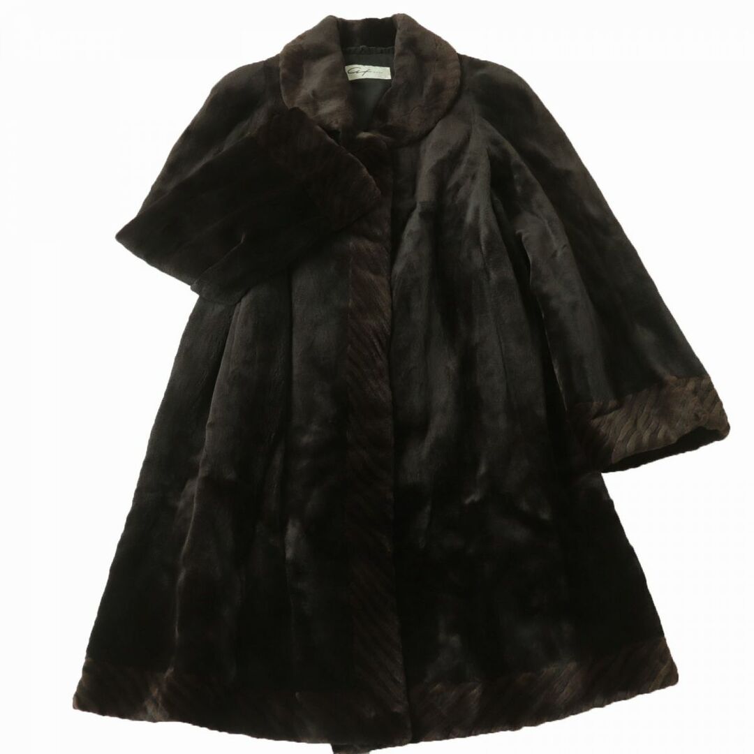 極美品☆Altima アルティマ MINK シェアードミンク 襟・袖デザイン 本