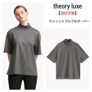 セオリーリュクス(Theory luxe)の極美品　2021fw  theoryluxeウォッシャブルハイネックプルオーバー(カットソー(半袖/袖なし))