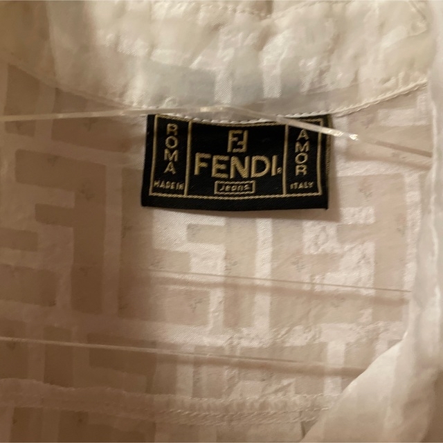 FENDI(フェンディ)のヴィンテージフェンディ　難あり　シースルー レディースのトップス(シャツ/ブラウス(長袖/七分))の商品写真