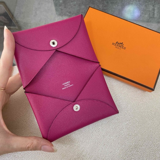 残り1【新品】HERMES エルメス カルヴィ 名刺入れ カードケース
