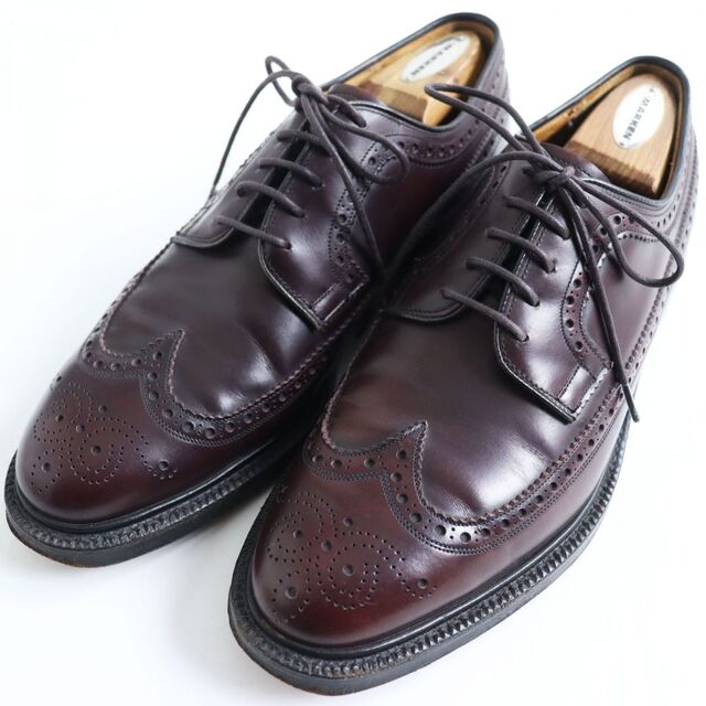良品○Church's 旧チャーチ 3都市ロゴ ウイングチップ フルブローグ