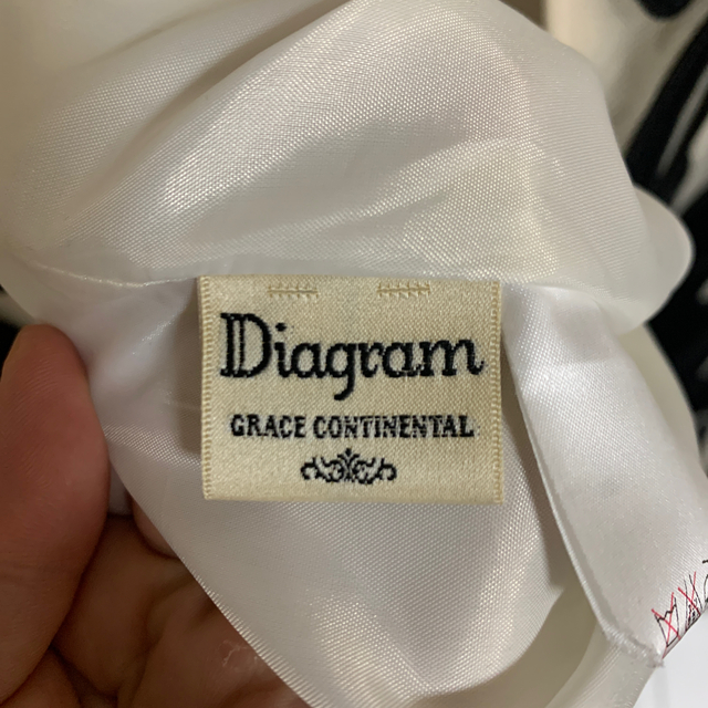 GRACE CONTINENTAL(グレースコンチネンタル)のDiagram ワンピース レディースのフォーマル/ドレス(ミディアムドレス)の商品写真