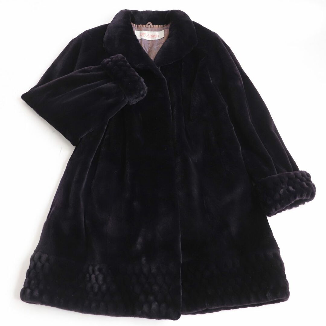 良品○Guy Laroche ギラロッシュ MINK シェアードミンク フリル