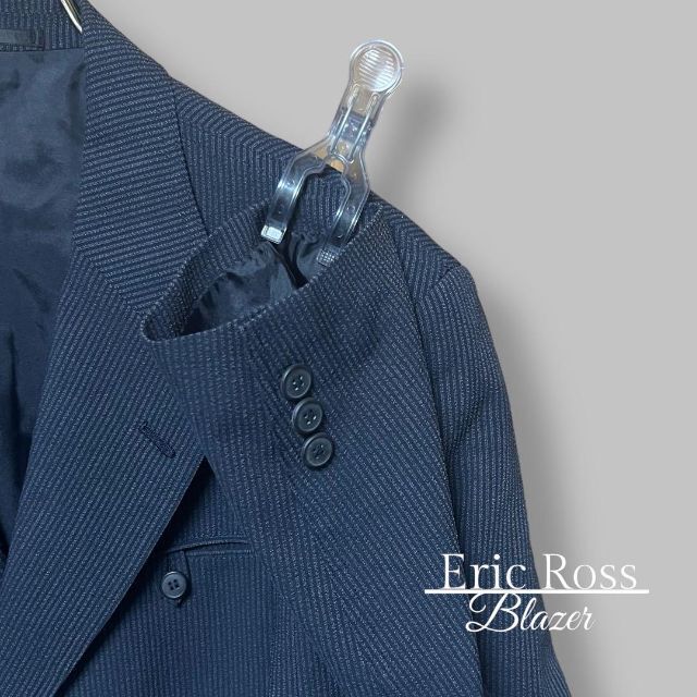 通信販売激安 【Eric Ross】テーラード ジャケット ネイビー シングル 