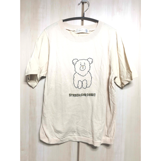 franche lippee(フランシュリッペ)のくま　Tシャツ　フランシュリッペ レディースのトップス(Tシャツ(半袖/袖なし))の商品写真