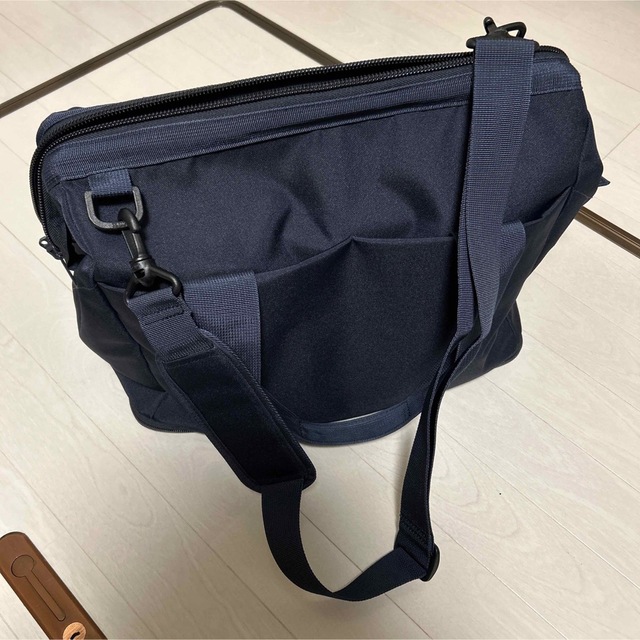 MUJI (無印良品)(ムジルシリョウヒン)の荷物の量で広げられる  撥水 ボストンバッグ ネイビー レディースのバッグ(ボストンバッグ)の商品写真