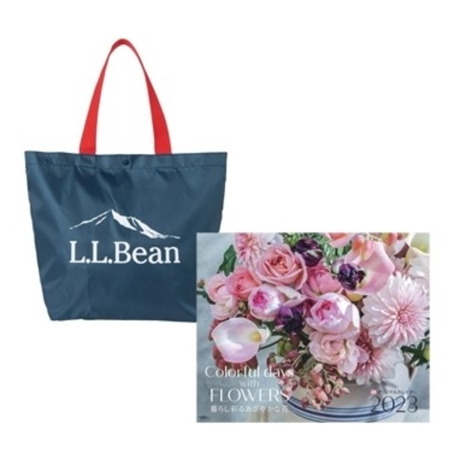 L.L.Bean(エルエルビーン)のLEE リー 2023年 1・2月 付録 L.L.Beanトート+ミニカレンダー エンタメ/ホビーの雑誌(ファッション)の商品写真