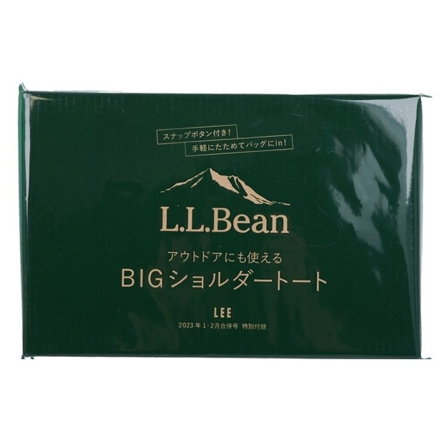 L.L.Bean(エルエルビーン)のLEE リー 2023年 1・2月 付録 L.L.Beanトート+ミニカレンダー エンタメ/ホビーの雑誌(ファッション)の商品写真