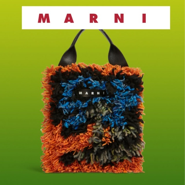 最終お値下げ!】☆MARNI MARKET☆スモール フラワーウール BAG | www