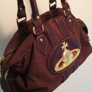 ヴィヴィアンウエストウッド(Vivienne Westwood)のレア⭐︎ベイカーバッグ ブラウン(ボストンバッグ)