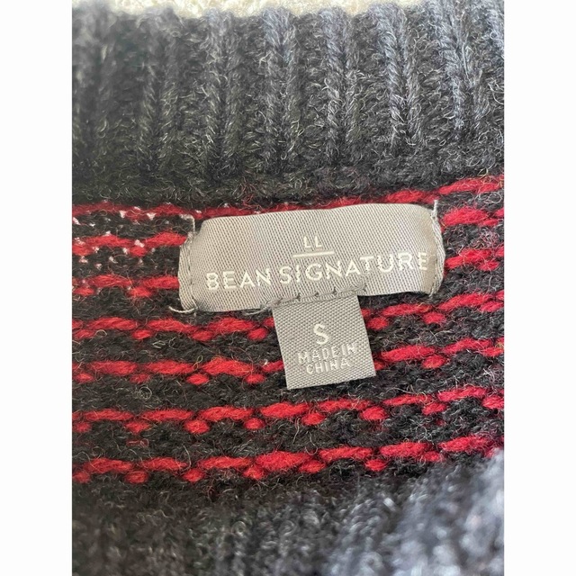 L.L.Bean(エルエルビーン)のL.L.BEAN エルエルビーン バーズアイ ニット メンズのトップス(ニット/セーター)の商品写真