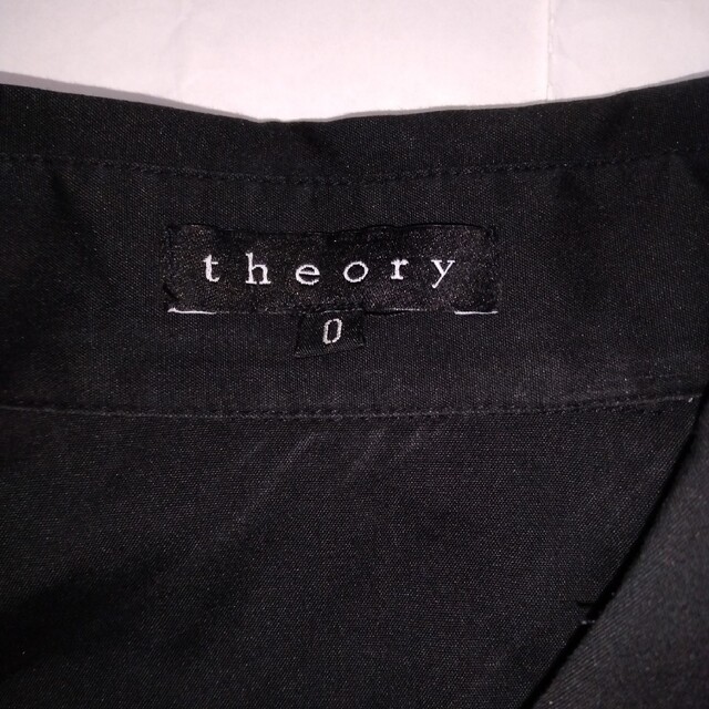 theory(セオリー)のTheory レディース 比翼 S ブラック シャツ レディースのトップス(シャツ/ブラウス(長袖/七分))の商品写真