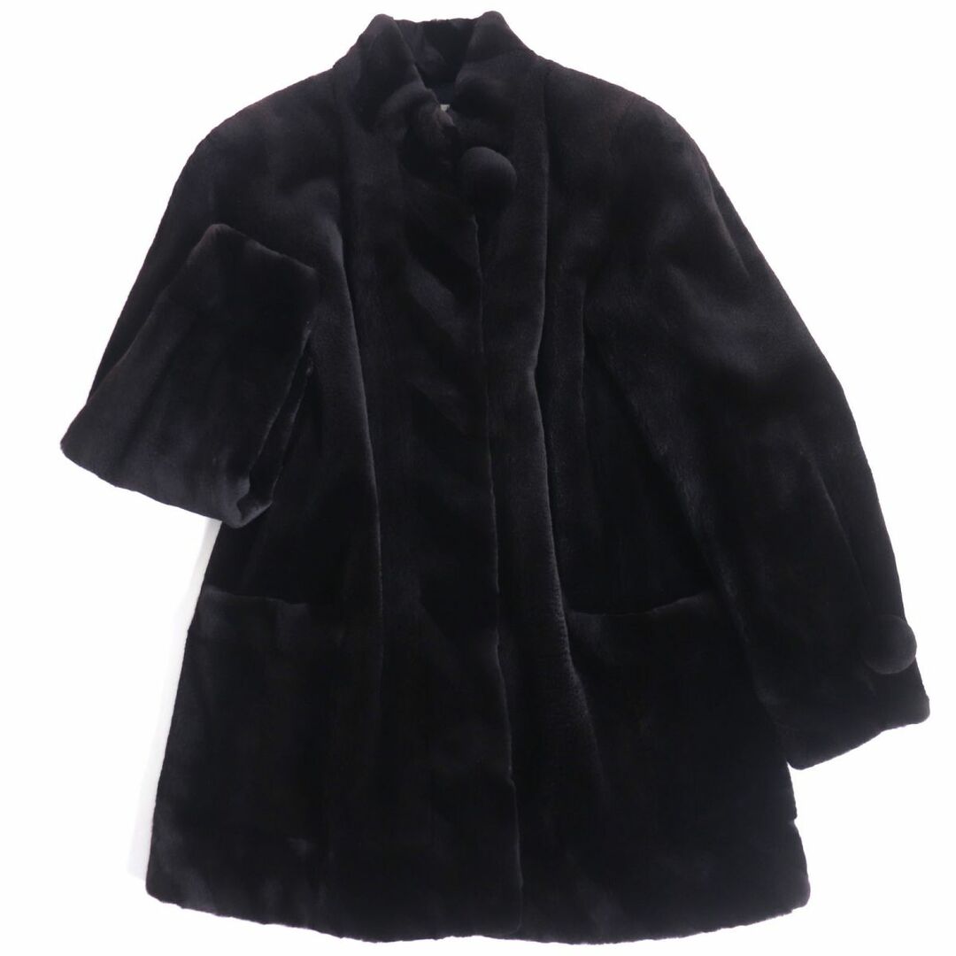 極美品▽Altima アルティマ SAGA MINK サガシェアードミンク 本毛皮