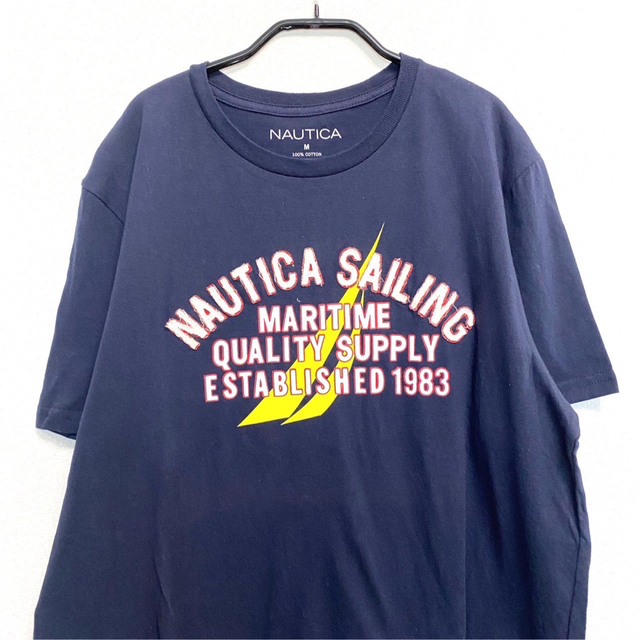 NAUTICA(ノーティカ)の1点限り【フォロー割】NAUTICA/ノーティカ ネイビー 半袖 メンズ メンズのトップス(Tシャツ/カットソー(半袖/袖なし))の商品写真