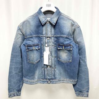 マルタンマルジェラ(Maison Martin Margiela)の52 新品 メゾンマルジェラ 4ステッチ デニム ジャケット 加工 デストロイド(Gジャン/デニムジャケット)