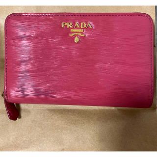 プラダ(PRADA)のPRADA サフィアーノ ピンク(財布)