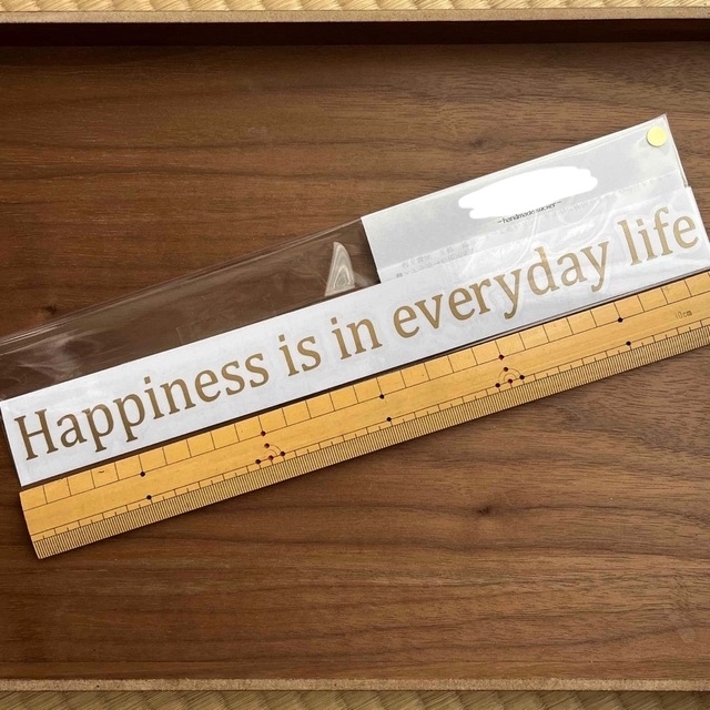 『幸せは日常の中に』ハンドメイドステッカー ハンドメイドのインテリア/家具(その他)の商品写真