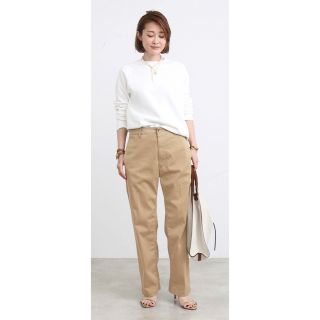 DEUXIEME CLASSE - styling/ ×Dickies ハカマワイドパンツ ベージュ ...