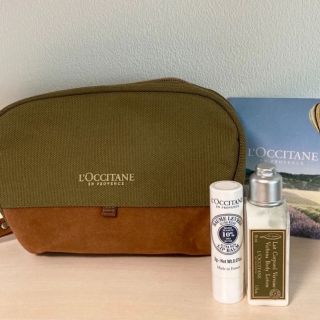 ロクシタン(L'OCCITANE)の★ 未使用 ★ ロクシタン アメニティ ポーチ ボディローション リップバーム(ノベルティグッズ)