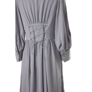冬の華 Herlipto Lace Sleeve Crepe Long Dress S | scoala4.ro
