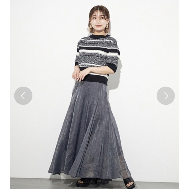Lily Brown(リリーブラウン)のエアリーボリュームスカート レディースのスカート(ロングスカート)の商品写真