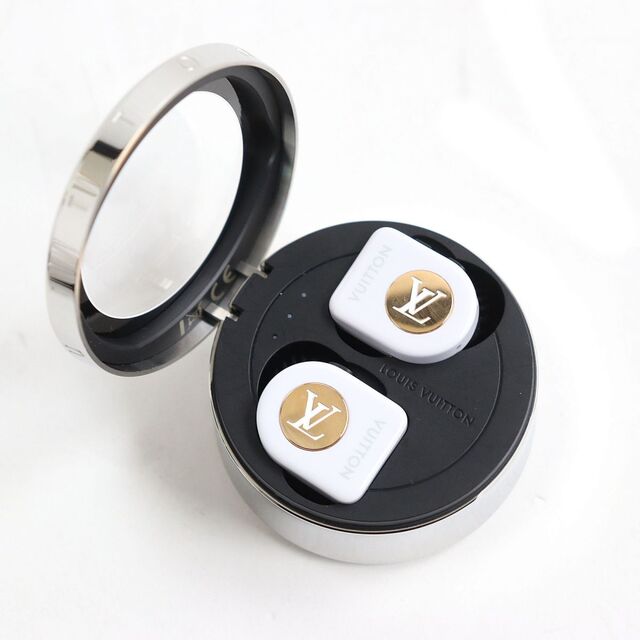 ブルー×レッド ルイヴィトン QAB120 ホライゾン イヤホン ヴィトン