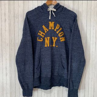 チャンピオン(Champion)のchampion ロゴスウェットパーカー　フーディ　古着　80s(スウェット)